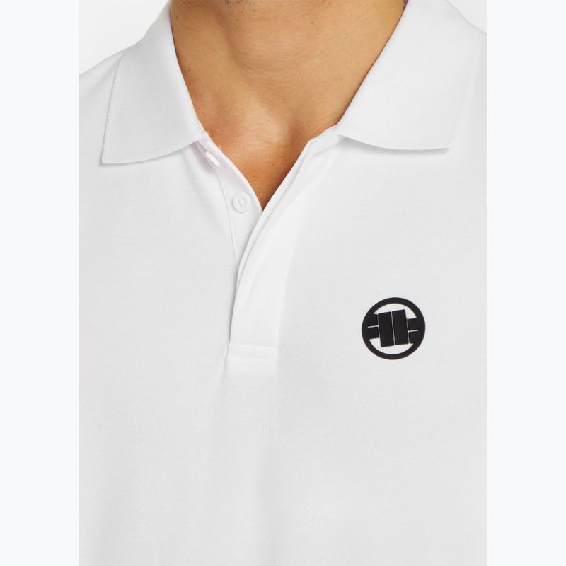 Polo Pitbull West Coast Rockey da uomo, bianco 5