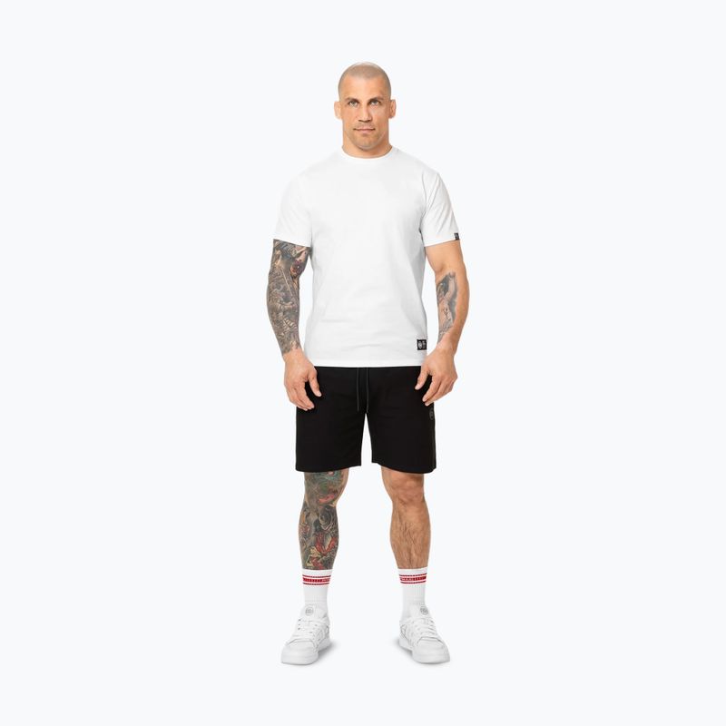 Pantaloncini Pitbull West Coast Rockey in Piqué da uomo, nero 2