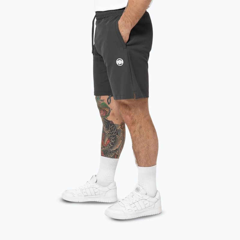 Pantaloncini Pitbull West Coast Pique Rockey da uomo, grafite 5