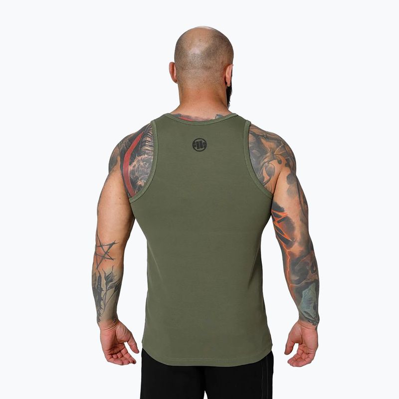 Canotta Pitbull Boxing Uomo olive 3