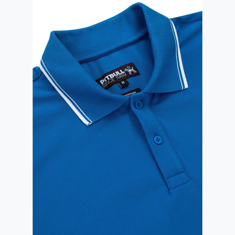 Polo uomo Pitbull Polo Pique Stripes Regular royal blue 6
