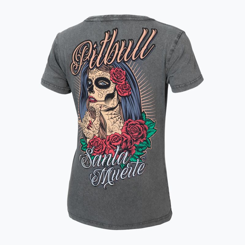 Maglietta Santa Muerte da uomo Pitbull West Coast, grafite 2