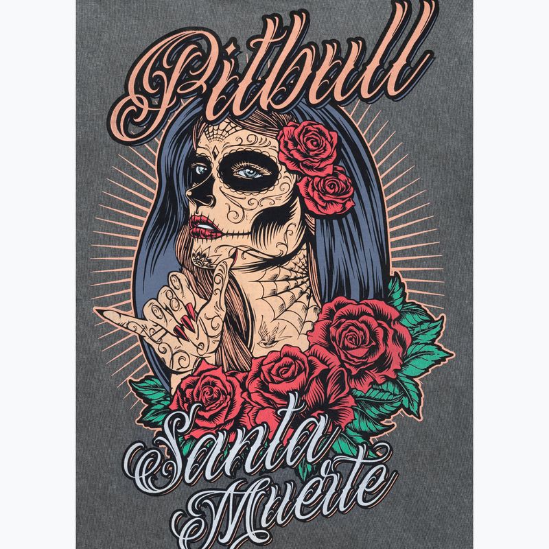 Maglietta Santa Muerte da uomo Pitbull West Coast, grafite 5
