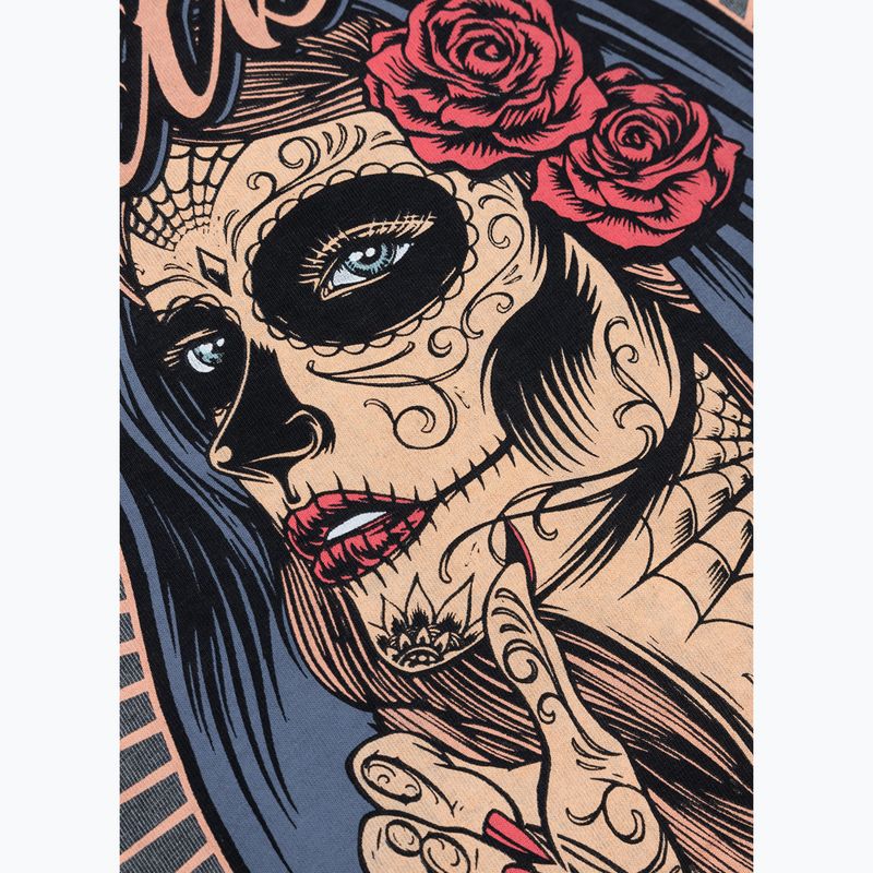 Maglietta Santa Muerte da uomo Pitbull West Coast, grafite 6