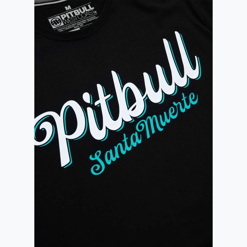 Maglietta Santa Muerte Pitbull West Coast da uomo, nero 9