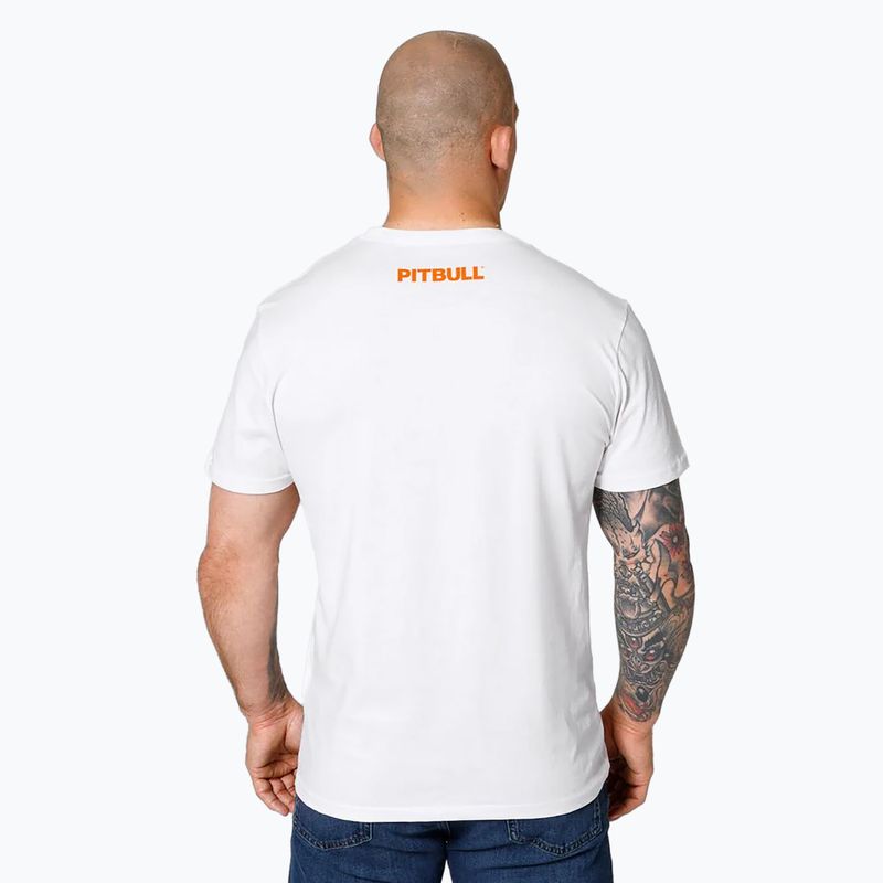 Pitbull West Coast Orange Dog 24 maglietta bianca da uomo 3