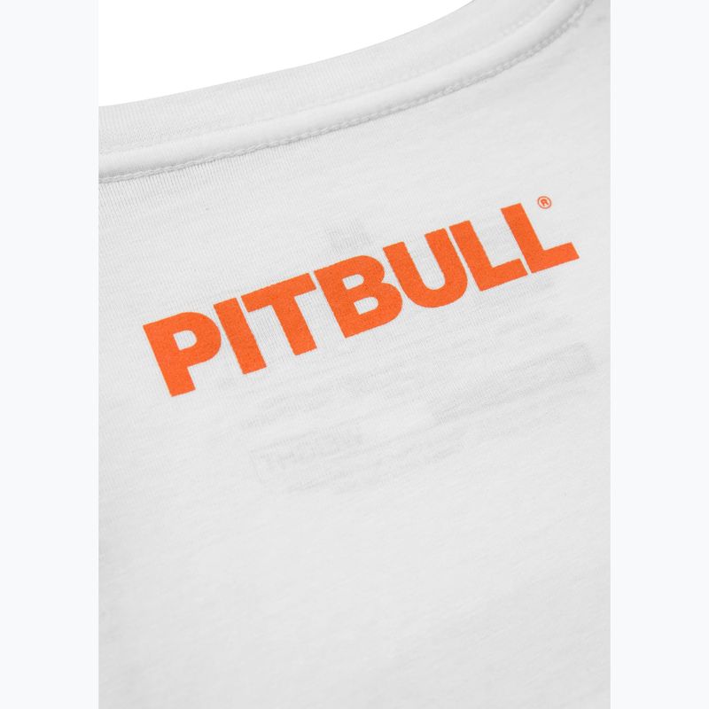Pitbull West Coast Orange Dog 24 maglietta bianca da uomo 8