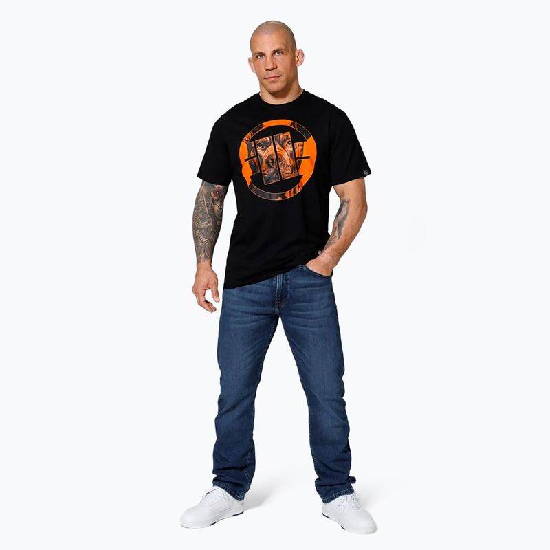 Maglietta da uomo Pitbull West Coast Orange Dog 24 nero 2