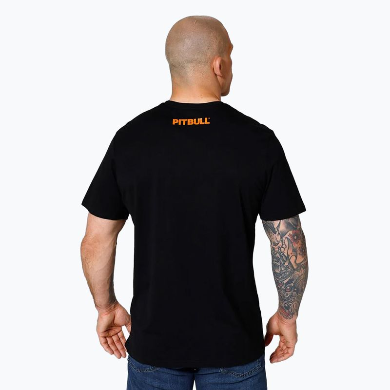 Maglietta da uomo Pitbull West Coast Orange Dog 24 nero 3