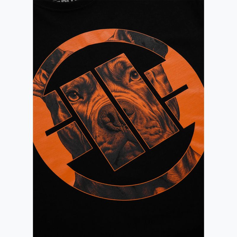 Maglietta da uomo Pitbull West Coast Orange Dog 24 nero 6