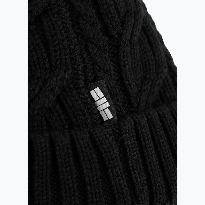 Berretto invernale da uomo Pitbull Beanie Snow Crew nero 3