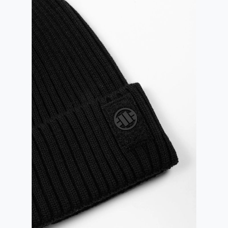 Berretto invernale Pitbull Beanie Velcro Logo black 2