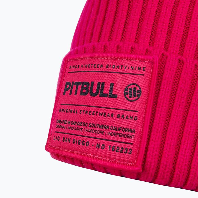 Berretto invernale da uomo Pitbull Beanie Dock rosa 3