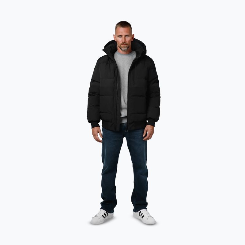 Giacca invernale uomo Pitbull Patton Quilted Hooded black 2