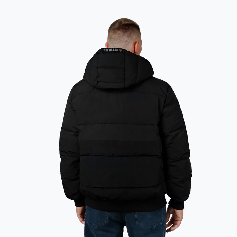 Giacca invernale uomo Pitbull Patton Quilted Hooded black 3