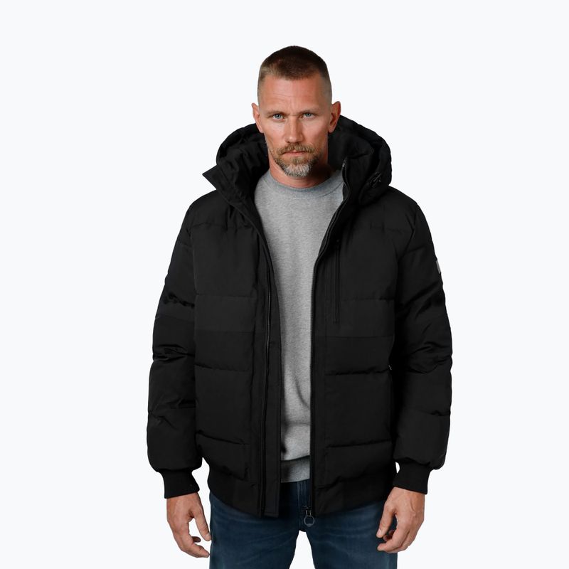 Giacca invernale uomo Pitbull Patton Quilted Hooded black 4