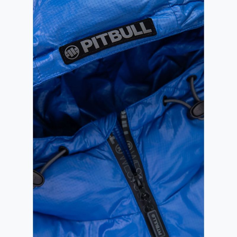 Pitbull Pepperwood Ribstop Uomo Giacca invernale imbottita con cappuccio blu 5