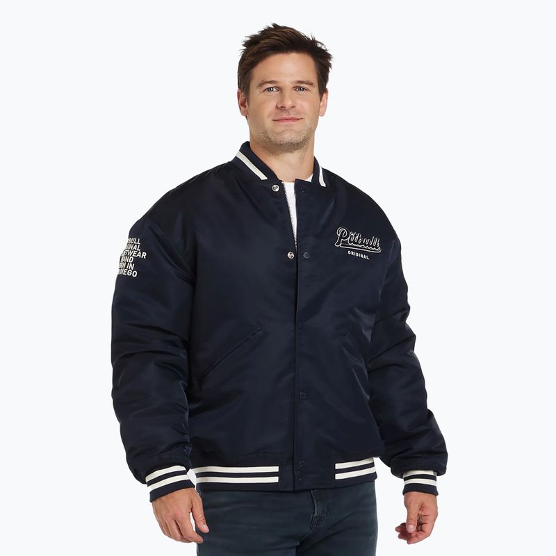 Giacca Seabridge Varsity Pitbull West Coast uomo blu scuro