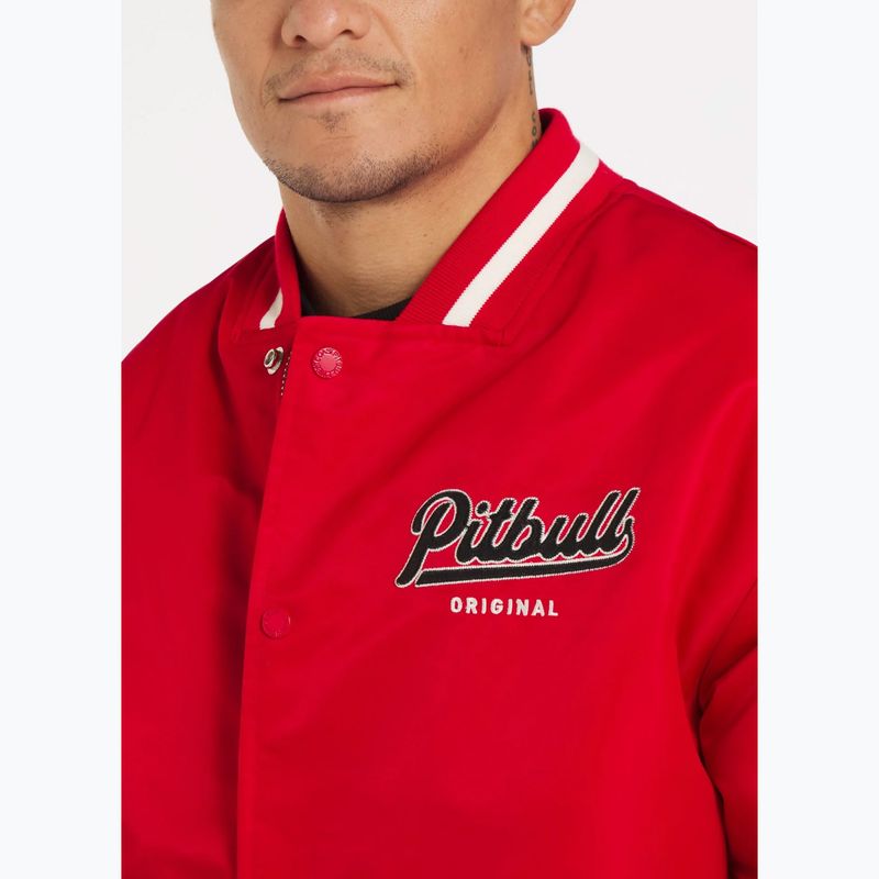 Giacca Seabridge Varsity rossa da uomo di Pitbull West Coast 4