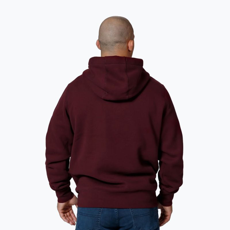 Felpa da uomo con cappuccio Pitbull Small Logo bordeaux 3