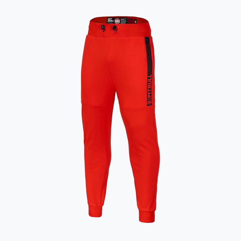 Pantaloni Pitbull Saturn rosso fuoco da uomo 4