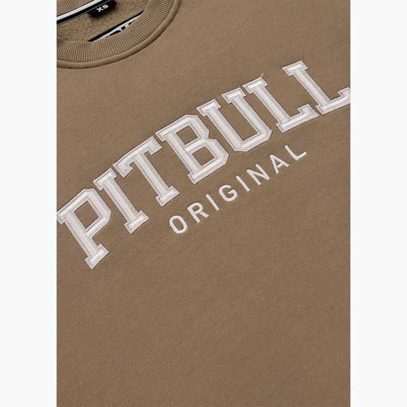 Felpa donna Pitbull Tyrian Crewneck marrone coyote 3