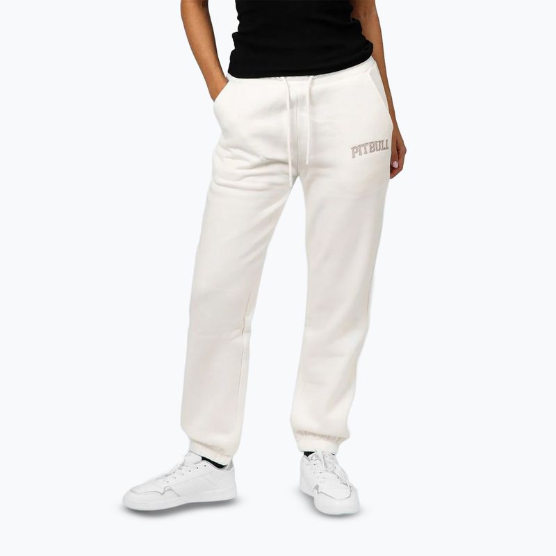 Pitbull pantaloni da ginnastica Tyrian da donna bianco sporco