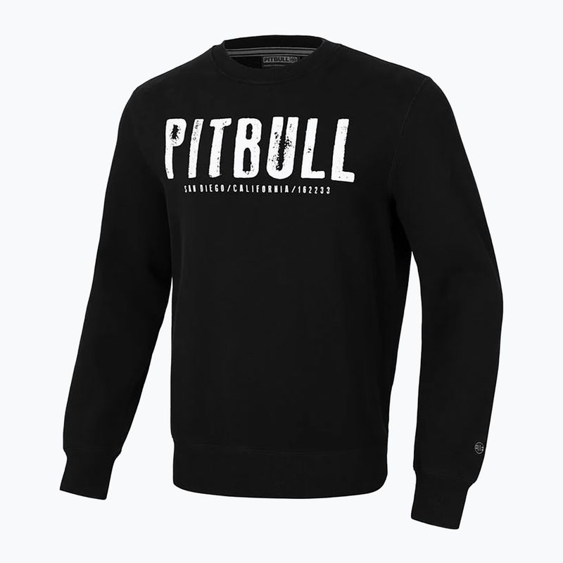 Felpa uomo Pitbull West Coast Crewneck Street King nero