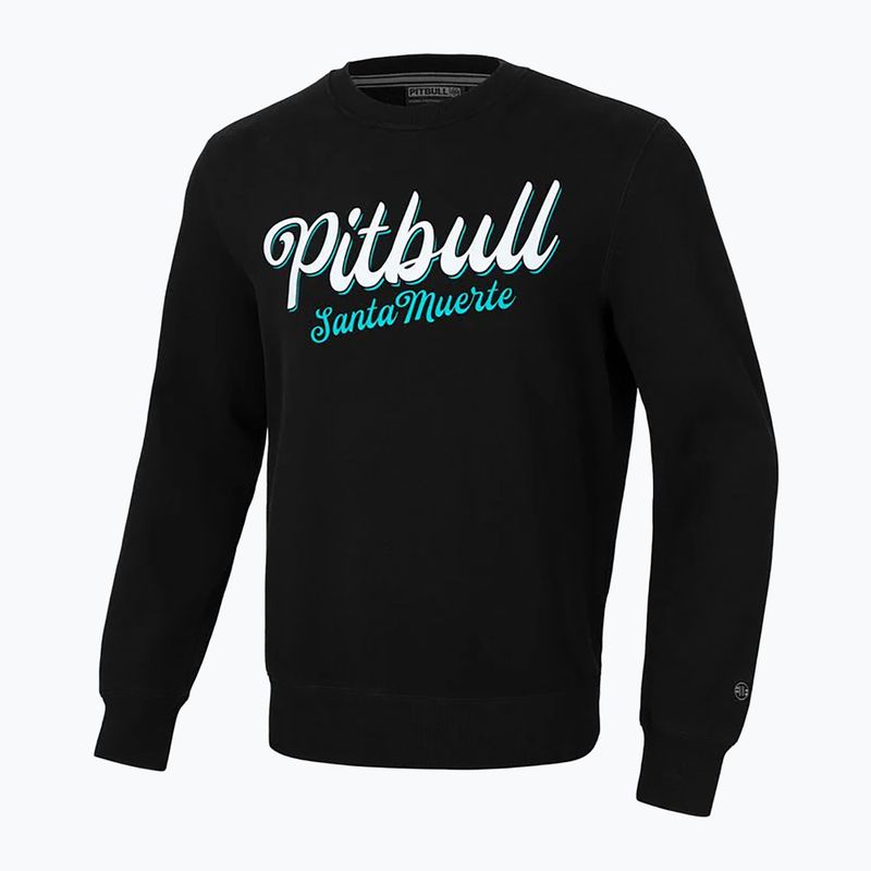 Felpa Pitbull West Coast Crewneck Santa Muerte uomo nero