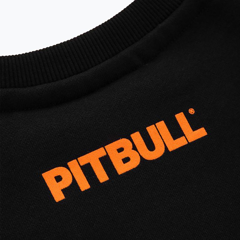 Pitbull West Coast Uomo Felpa a girocollo Orange Dog 24 nero 5