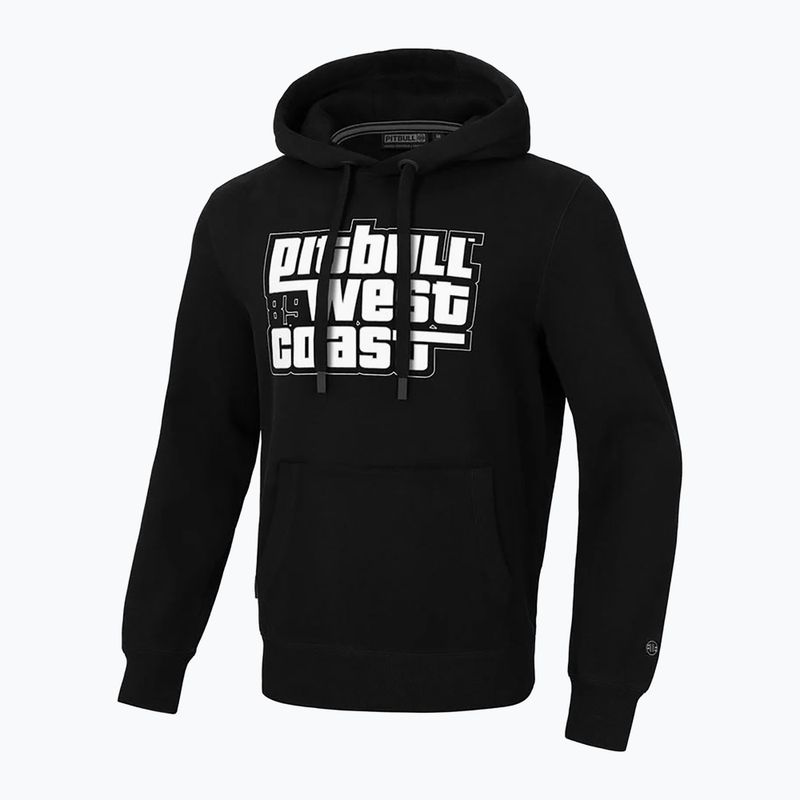 Felpa con cappuccio Most Wanted Pitbull West Coast da uomo, nero