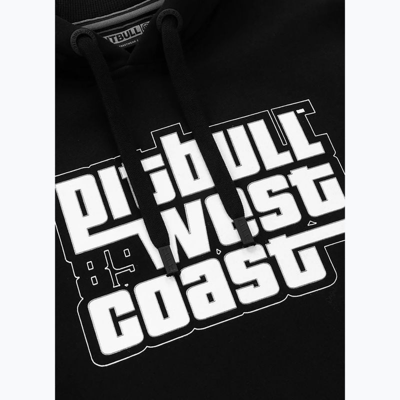Felpa con cappuccio Most Wanted Pitbull West Coast da uomo, nero 3