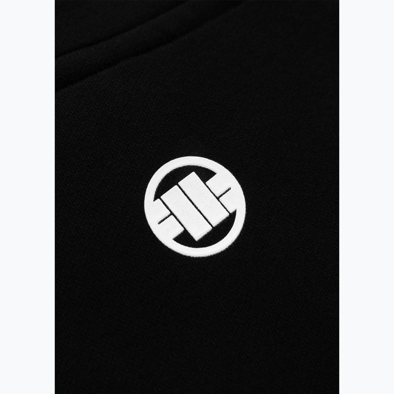 Felpa da uomo Pitbull con cappuccio Steel Logo X nero 5