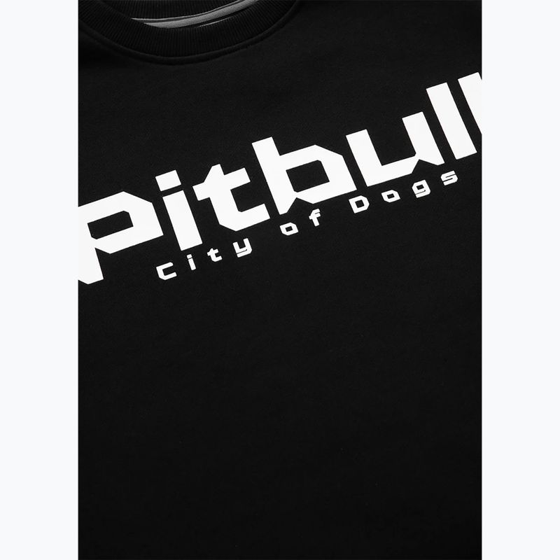 Felpa da uomo Pitbull West Coast Crewneck City Of Dogs nero 4