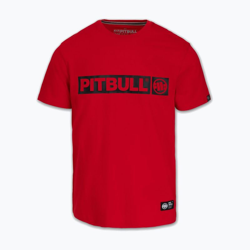 Maglietta Pitbull Hilltop uomo rosso lampone 4