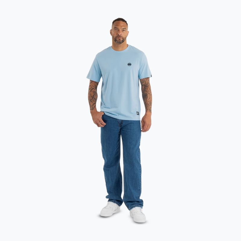 Maglietta Pitbull Small Logo da uomo blu chiaro 2