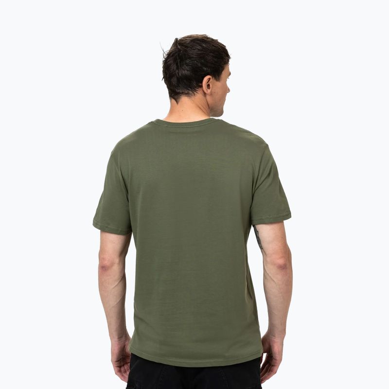 T-shirt da uomo Pitbull Small Logo olive 3