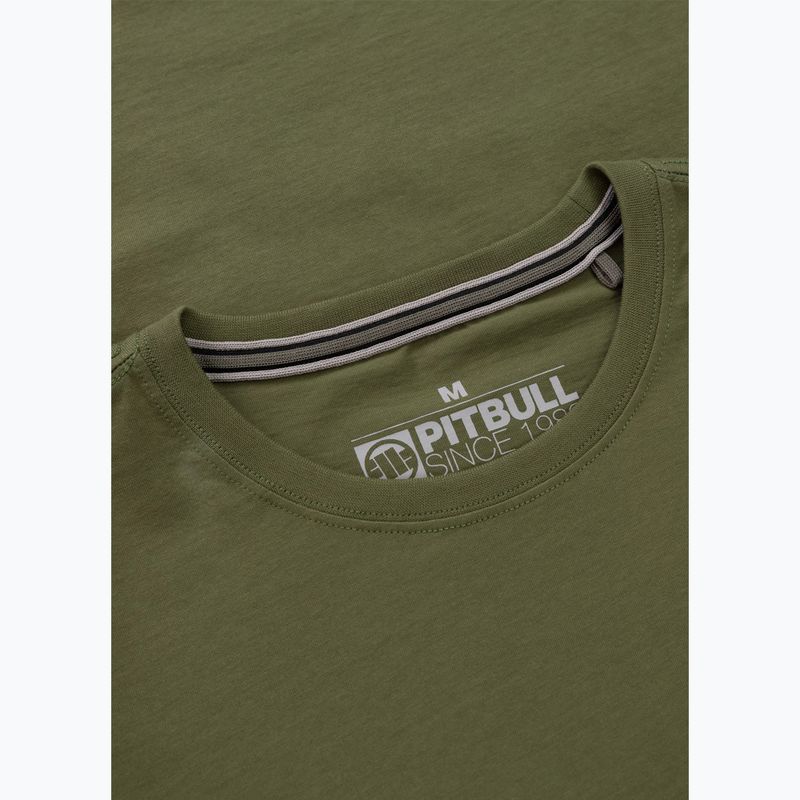 T-shirt da uomo Pitbull Small Logo olive 6