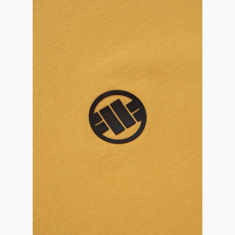 Maglietta Pitbull Small Logo uomo giallo pallido 4