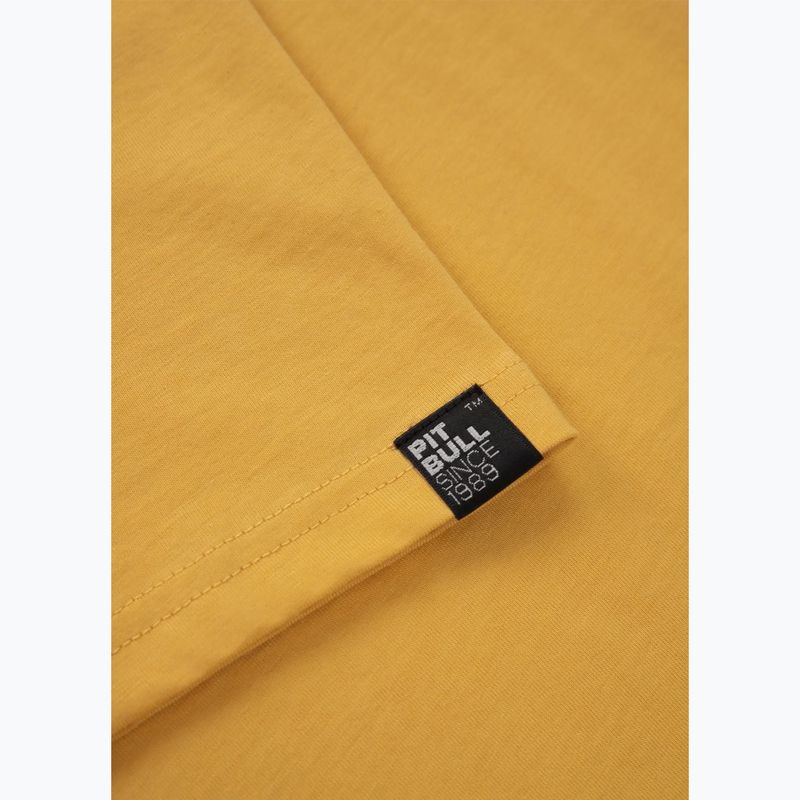 Maglietta Pitbull Small Logo uomo giallo pallido 5