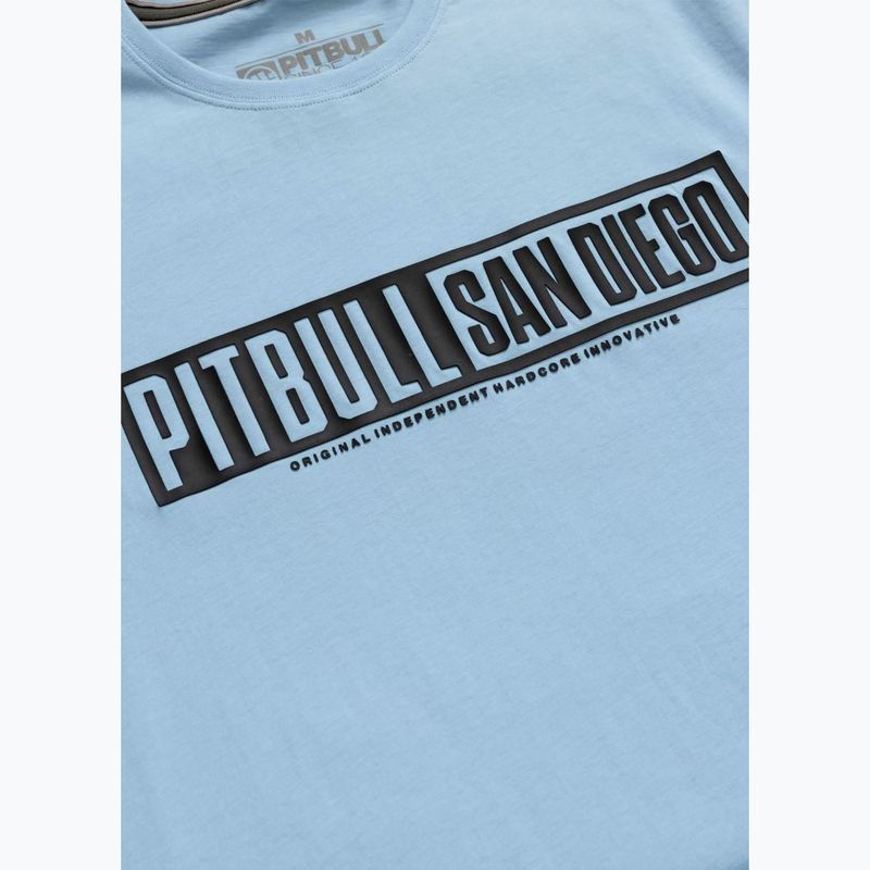 Maglietta da uomo Pitbull Eighty Nine Dog blu chiaro 4