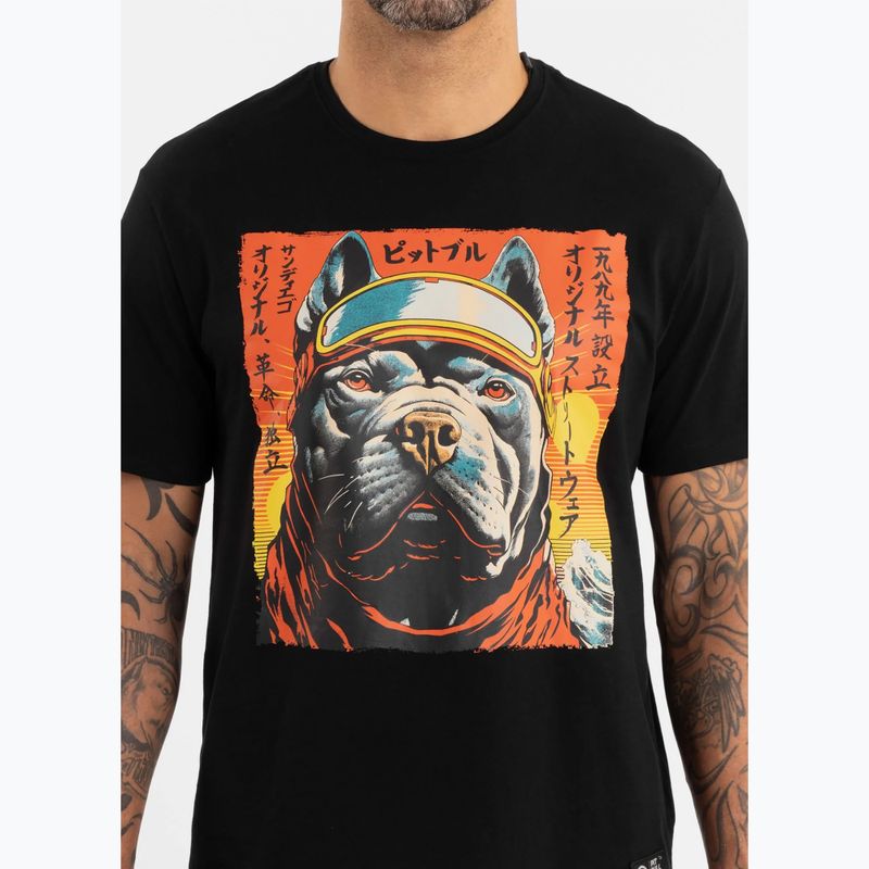 Maglietta Pitbull da uomo Fuji nero 4