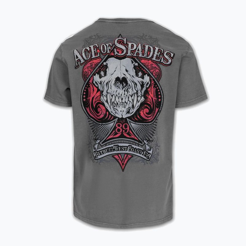 Maglietta Pitbull Ace Of Spades uomo grigio 5