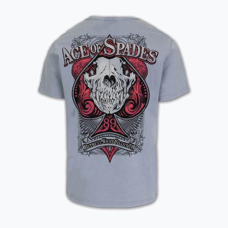 Pitbull Ace Of Spades - Maglietta da uomo blu 5
