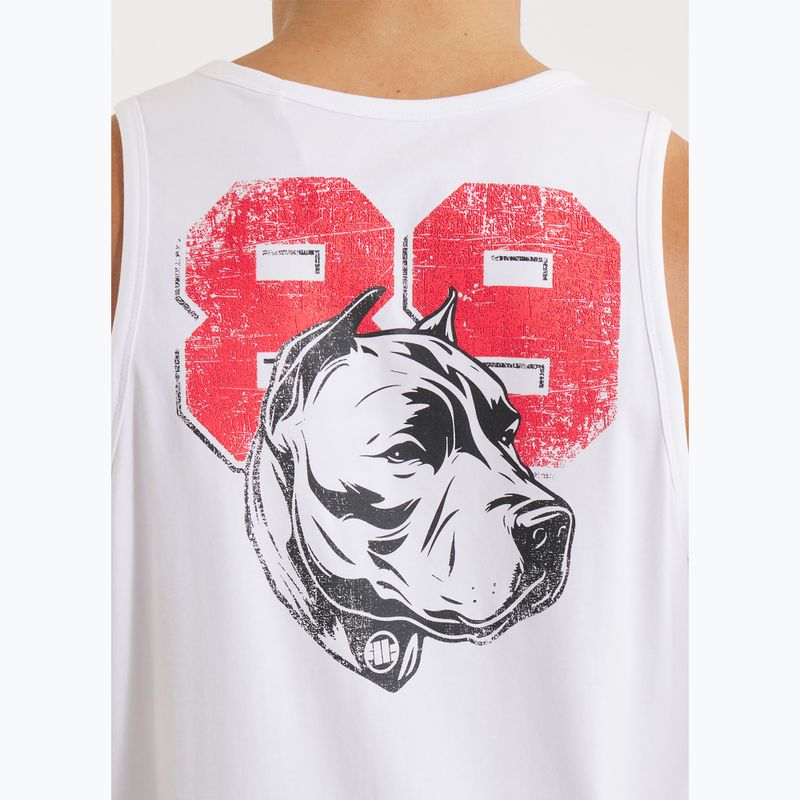 Canotta Pitbull Dog 89 uomo bianco 5