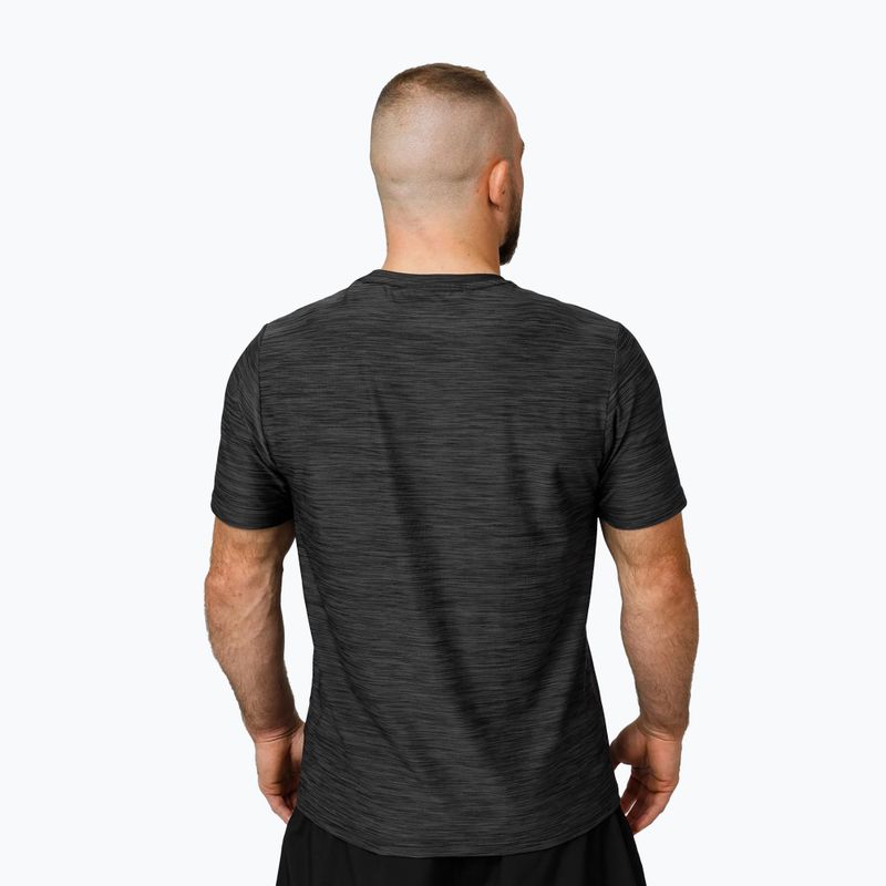 Maglietta Pitbull Small Logo Casual Sport uomo nero melange 3