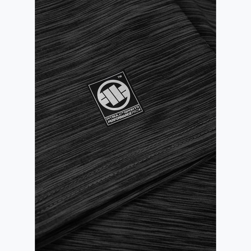 Maglietta Pitbull Small Logo Casual Sport uomo nero melange 8