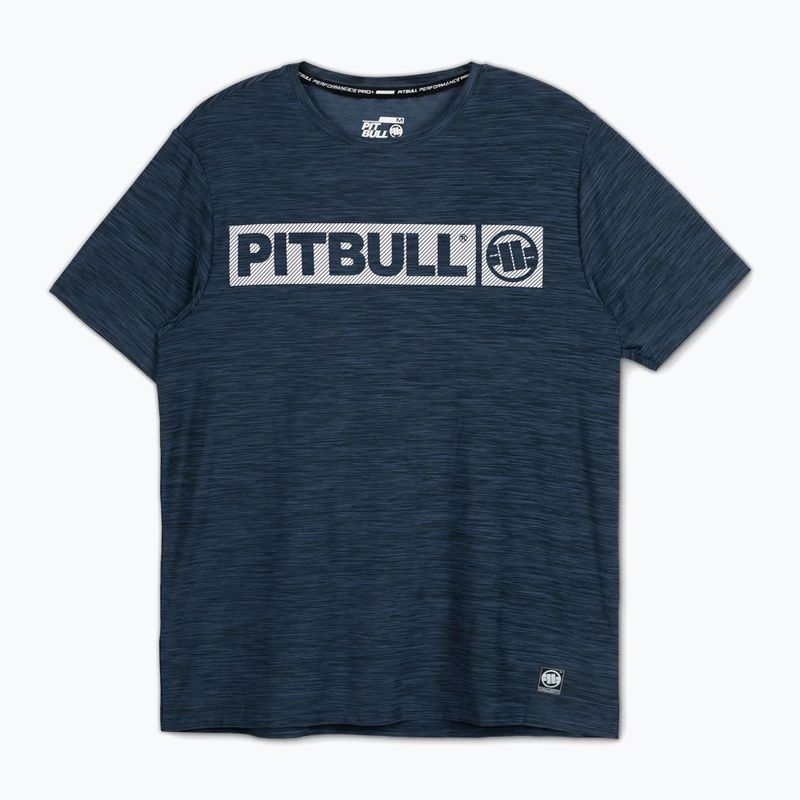 Pitbull Hilltop T-shirt sportiva casual da uomo, blu melange 4
