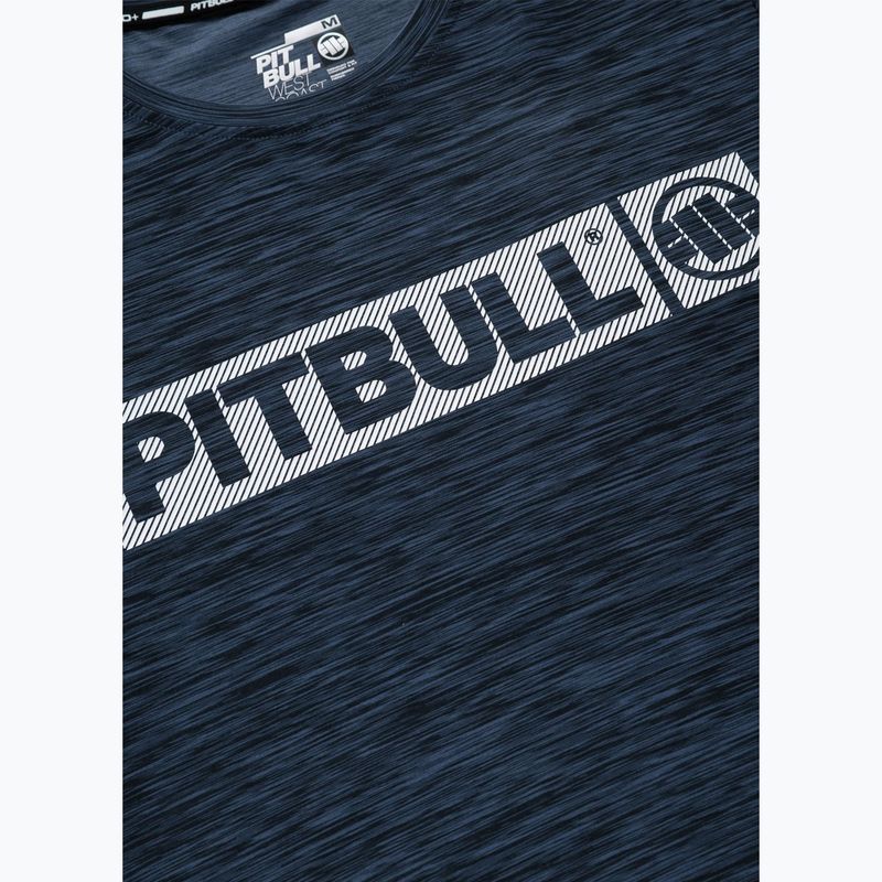Pitbull Hilltop T-shirt sportiva casual da uomo, blu melange 7