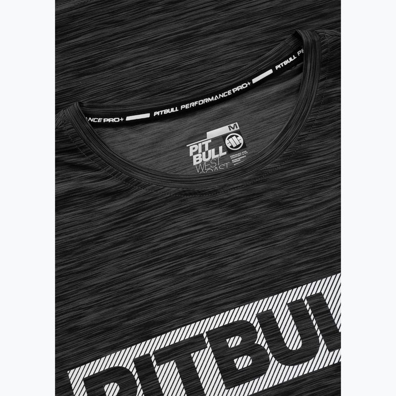 Pitbull Hilltop Casual Sport - Maglietta da uomo nera melange 6